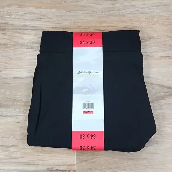 🔹️NWT Eddie Bauer Black Storm Repel UPF 50+ Convertible Pant Men's 34x30
